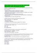 NFHS WRESTLING RULES EVALUATION EXAM 2025 QUESTIONS ANSD SOLUTIONS RATED A&plus;