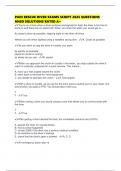 PADI RESCUE DIVER EXAMS SCRIPT 2025 QUESTIONS ANSD SOLUTIONS RATED A&plus;