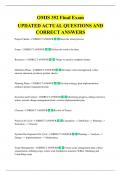 OMIS 352 Final Exam  UPDATED ACTUAL QUESTIONS AND  CORRECT ANSWERS 
