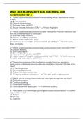 WGU C838 EXAMS SCRIPT 2025 QUESTIONS AND ANSWERS RATED A&plus;