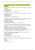 WGU C838 EXAMS SET 2025 QUESTIONS AND ANSWERS RATED A&plus;