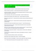 A & P ATI TEAS 7 EXAM QUESTIONS AND ANSWERS