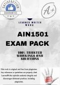 AIN1501 EXAM PACK 2025 &lbrace;DETAILED QUESTIONS AND ANSWERS &rcub;