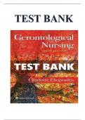 TEST BANK FOR GERONTOLOGICAL NURSING 10TH EDITION BY ELIOPOULOS