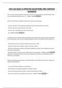 HCD 310 QUIZ 4 UPDATED QUESTIONS AND VERIFIED ANSWERS
