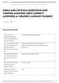 NISHA APEA 3P EXAM QUESTIONS AND VERIFIED ANSWERS &lpar;100&percnt; CORRECT ANSWERS&rpar; A&plus; GRADED &vert; ALREADY PASSED&excl;&excl;