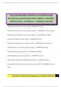 FAE EXAM 2025 &lpar;FIRE APPARATUS ENGINEER EXAM&rpar; ILLINOIS EXAM QUESTIONS AND CORRECT ANSWERS &vert; NEWEST EXAM &vert; GRADED A&plus; &vert; VERIFIED ANSWERS