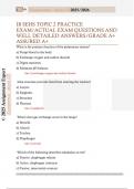 IB SEHS  EXAM&sol;ACTUAL EXAM QUESTIONS AND WELL DETAILED ANSWERS&sol;GRADE A&plus; ASSURED A&plus;