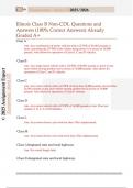 Illinois CDL Drivers Test Questions and Answers &lpar;100&percnt; Correct Answers&rpar; Already Graded A&plus;