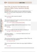 Non CDL IL Practice Test Questions and  Answers &lpar;100&percnt; Correct Answers&rpar; Already  Graded A&plus; 