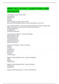 HRIR 3021-EXAM 1 QUESTIONS AND ANSWERS