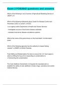 Exam 2 FOS3042 questions and answers