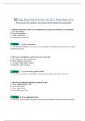 Texas Education Law &lpar;EDL 432&rpar; Final Exam Test Bank &ndash; 100&plus; MCQs with Verified Answers &lpar;2025&rpar;