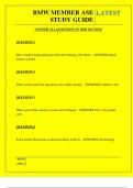 BMW Member ASE Study Guide &ndash; Complete Q&A Collection for ASE Certification Preparation