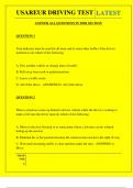 USAREUR Driving Test &ndash; Updated Multiple-Choice and True&sol;False Questions with Official Answers