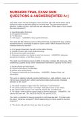 NURS 4500 Test 2 QUESTIONS & ANSWERS&lpar;RATED A&plus;&rpar;