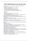 MLBPA Agent Exam Study Guide