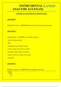 Instrumental Analysis ACS Exam &ndash; Complete Study Guide with Questions&comma; Theories&comma; and Explanations