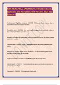 NAN MCKAY HCV SPECIALIST Actual Exam Questions and Answers Already Graded A&plus; Latest