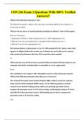CON 216 Exam 2 Questions With 100&percnt; Verified Answers