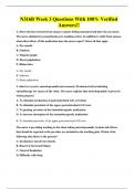 N316B Week 3 Questions With 100&percnt; Verified Answers&excl;
