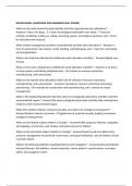 ENV320 EXAM  QUESTIONS AND ANSWERS FULLY SOLVED