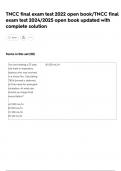 TNCC final exam test 2022 open book&sol;TNCC final  exam test 2024&sol;2025 open book updated with  complete solution