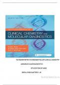 Test Bank For Tietz Fundamentals of Clinical Chemistry and Molecular Diagnostics&comma; 8th Edition by Nader Rifai&comma; 2024&comma; chapter 1 49&comma; All Chapters Covered and Verified LATEST
