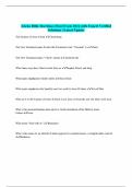Abeka Bible Doctrines Final Exam 2024 with Expert Verified Solutions &vert; Latest Update