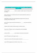 Abeka Biology Exam Questions with Expert Verified Solutions &vert; Latest Update