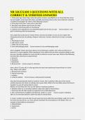 NR 326 EXAM 1 QUESTIONS WITH ALL CORRECT & VERIFIED ANSWERS