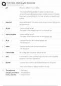 HLTH1004 - Chemistry for Bioscience