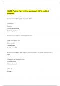 ARRT Patient Care review questions &vert;&vert; 100&percnt; verified solutions&period;