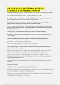 NR 325-EXAM 2 QUESTIONS WITH ALL CORRECT & VERIFIED ANSWERS