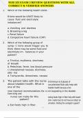 NUR 325 EXAM 2 REVIEW QUESTIONS WITH ALL CORRECT & VERIFIED ANSWERS