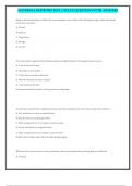 MATERNAL&sol;NEWBORN TEST 2 NCLEX 2025 QUESTIONS WITH ANSWERS