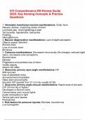 ATI Comprehensive RN Review Guide 2025&colon; Key Nursing Concepts & Practice Questions
