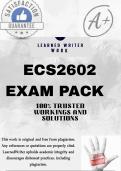 ECS2602 EXAM PACK 2025 &lbrace;DETAILED QUESTIONS AND ANSWE&rcub;