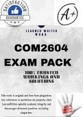 COM2604 EXAM PACK 2025 &lbrace;DETAILED QUESTIONS AND ANSWERS&rcub;