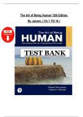 The Art of Being Human &ndash; 12th Edition by Richard Paul Janaro &vert; Pearson &vert; Complete Test Bank &lpar;Chapters 1&ndash;16&rpar;