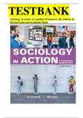 Test Bank for Sociology in Action&colon; A Canadian Perspective 4th Edition by Bereska Tami and Symbaluk Diane ISBN&semi; 9780176532048 All chapters Fully Covered Complete Guide A&plus;&period;