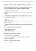 PSIO 305 KEEN QUIZZES QUESTIONS & ANSWERS