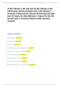 UA BSC 108 Exam 2&comma; 3&comma; Kennedy Exam 3 - University of Alabama&comma; BSC 108 Exam 2 &lpar;University of Alabama&rpar; BSCL2085 Exam 2 Yung Su FSU Test Bank All Exams Questions with actual answers &lbrace;100&percnt; correct&rcub; rated a&plus; 100&percnt; distinction guarantee&period;