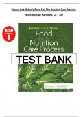 Krause and Mahan&rsquo;s Food and the Nutrition Care Process &ndash; 16th Edition &lpar;Raymond&rpar; &vert; Complete Exam Test Bank &vert; Nutrition and Dietetics