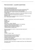 PSIO 305 EXAM 3 &ndash; QUIZZES QUESTIONS