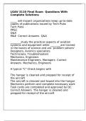 LGAV 3110 Final Exam  Questions With Complete Solutions