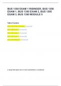 BUS 1350 EXAM 1 RISINGER&comma; BUS 1350 EXAM 1&comma; BUS 1350 EXAM 2&comma; BUS 1305 EXAM 3&comma; BUS 1350 MODULE 5 EXAM BANK  QUESTIONS WITH ANSWERS &lpar;100&percnt; CORRECT&rpar;&period;