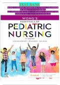 TEST BANK WONG&rsquo;S ESSENTIAL OF PEDIATRIC NURSING 11TH EDITION BY MARILYN HOCKENBERRY&comma; ALL CHAPTERS INCLUDED 1-31&comma;GRADED A&plus; DETAILED AND COMPLETE SOLUTION WITH RESOURCES&period;
