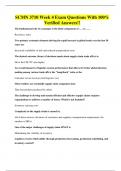 SCMN 3710 Week 4 Exam Questions With 100&percnt; Verified Answers&excl;