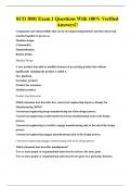 SCO 3001 Exam 1 Questions With 100&percnt; Verified Answers&excl;&excl;